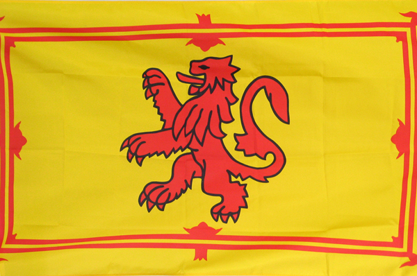 Scottish Flag (Royal Standard) at the Ballroom